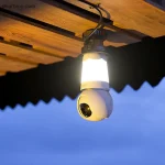 نصب آسان به وسیله سرپیچ لامپ دوربین مداربسته لامپی آیمو Bulb Cam 3MP