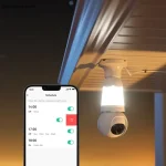 قیمت و خرید آنلاین دوربین مداربسته بیسیم لامپی چرخشی آیمو Bulb Cam 3MP با قابلیت چرخش 360 درجه افقی و 90 درجه عمودی