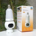 قابلیت نصب متنوع دوربین مداربسته بیسیم چرخشی 360 درجه آیمو Bulb Cam 3MP