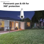 خرید دوربین مداربسته بیسیم لامپی ایمو Bulb Cam 3MP با قابلیت چرخش 360 درجه