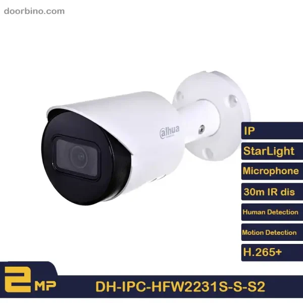 تصویر رسمی دوربین مداربسته تحت شبکه بولت داهوا DH-IPC-HFW2231S-S-S2