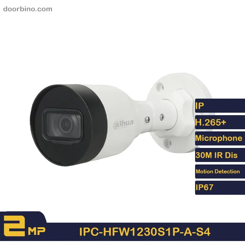 تصویر رسمی دوربین مداربسته داهوا DH-IPC-HFW1230S1P-A-S4