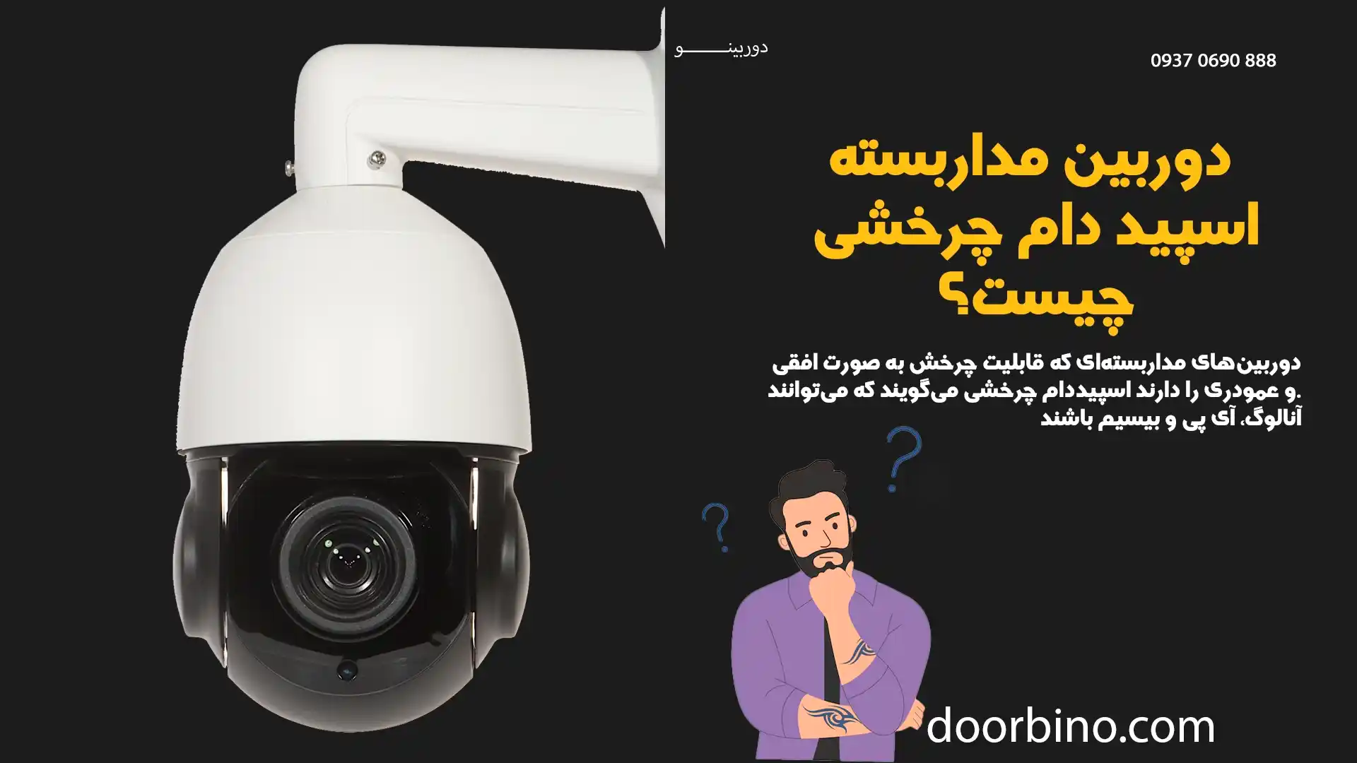 دوربین مداربسته اسپید دام چرخشی چیست؟